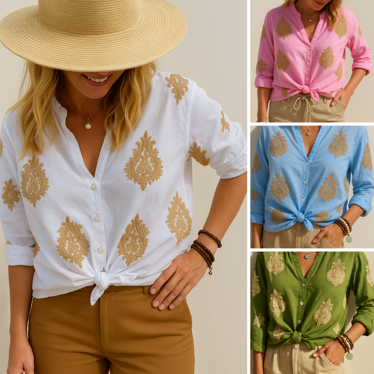 SIMONE™ | Blouse Ibiza Chic