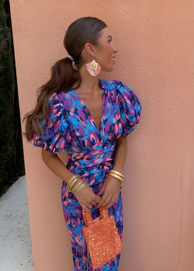 Élise™ | Robe Vibrante & Stylée