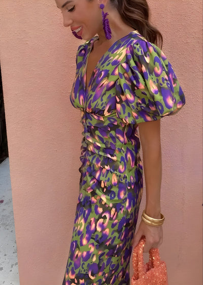 Élise™ | Robe Vibrante & Stylée