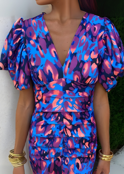 Élise™ | Robe Vibrante & Stylée