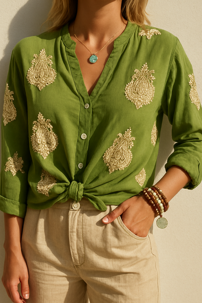 SIMONE™ | Blouse Ibiza Chic